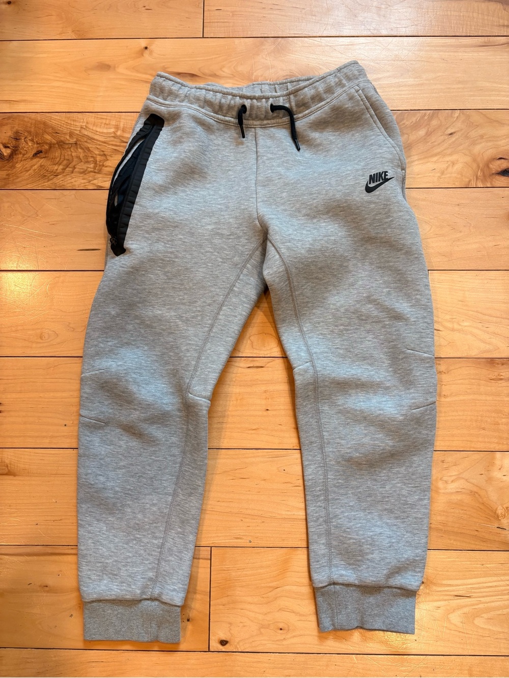 Grey Nike Tech Sweatpants Youth L